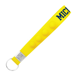 Michigan Stress Pop Key Tag - Yellow