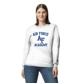 Air Force Academy Falcons Arch Logo Long Sleeve T-Shirt - White
