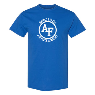 Air Force Academy Falcons Distressed Circle Logo T-Shirt - Royal