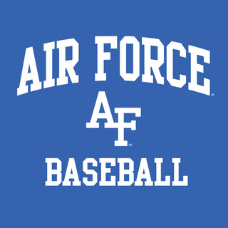 Air Force Academy Arch Logo Baseball T-Shirt - Royal
