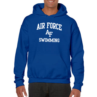 Air Force Academy Arch Logo Swimming Hoodie - Royal