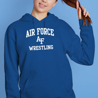 Air Force Academy Arch Logo Wrestling Hoodie - Royal