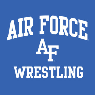 Air Force Academy Arch Logo Wrestling T-Shirt - Royal