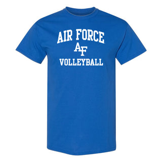 Air Force Academy Arch Logo Volleyball T-Shirt - Royal