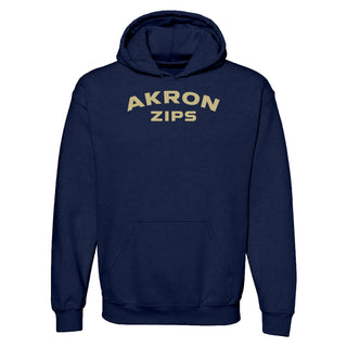 Akron Zips Arch Logo Hoodie - Navy