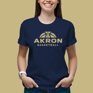 Akron Zips Basketball Hype T-Shirt - Navy