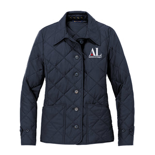 Assistance League Logo LC EMB Brooks Brothers Women's Quilted Jacket - Night Navy