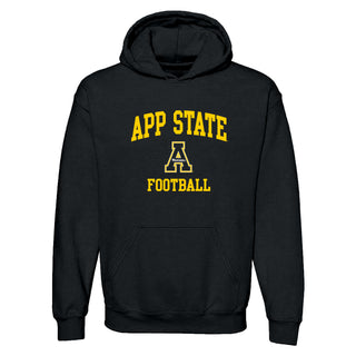 App State Arch Logo Football Hoodie - Black