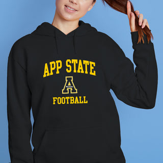 App State Arch Logo Football Hoodie - Black