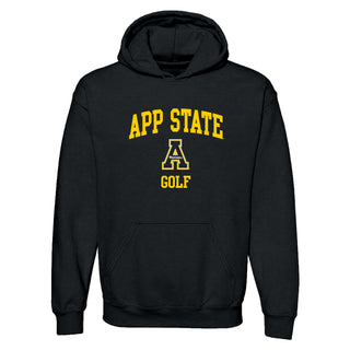 App State Arch Logo Golf Hoodie - Black