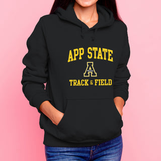 App State Arch Logo Track & Field Hoodie - Black