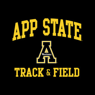 App State Arch Logo Track & Field Hoodie - Black