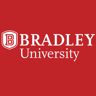 Bradley University Braves Basic Block Cotton Short Sleeve Women's T Shirt - Red