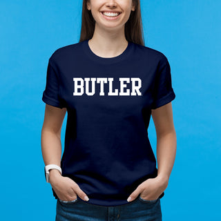 Butler University Bulldogs Basic Block T-Shirt - Navy