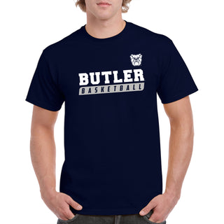 Butler University Bulldogs Basketball Slant T-Shirt - Navy