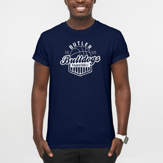 Butler University Bulldogs Vintage Basketball Shield T-Shirt - Navy