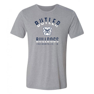 Butler University Bulldogs Division Arch Canvas Triblend T-Shirt - Athletic Grey