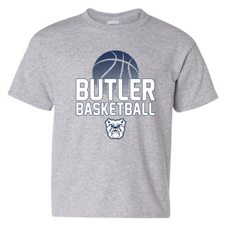 Butler University Bulldogs Basketball Flux Youth T-Shirt - Sport Grey