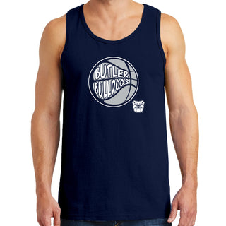 Butler University Bulldogs Street Basketball Tank Top - Navy
