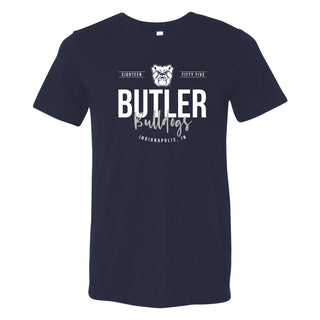Butler University Bulldogs Harbor Script Canvas Triblend T-Shirt - Solid Navy