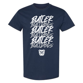 Butler Marker Repeat T-Shirt - Navy