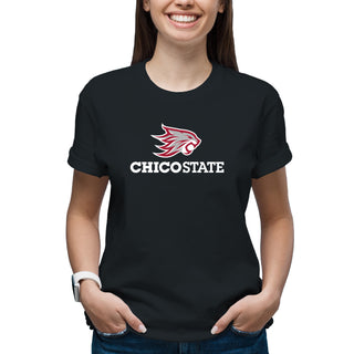 Chico State Wildcats Primary Logo T-Shirt - Black