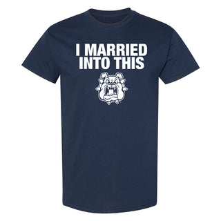 Fresno State Bulldogs I Married Into This T-Shirt - Navy