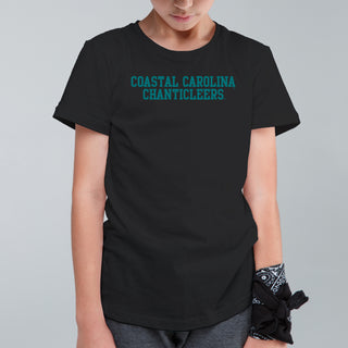 Coastal Carolina Chanticleers Basic Block Youth T-Shirt - Black