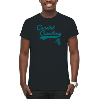 Coastal Carolina University Chanticleers Baseball Jersey Script T-Shirt - Black