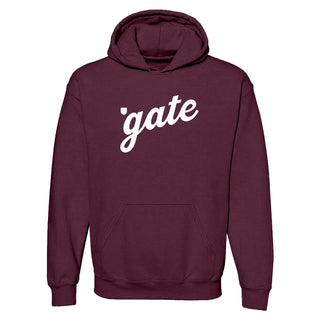 Colgate Script Wordmark Hoodie - Maroon