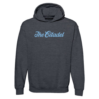 The Citadel Script Wordmark Hoodie - Dark Heather