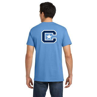 The Citadel Front Back Print T-Shirt - C Blue