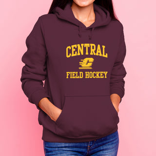 Central Michigan Arch Logo Field Hockey Hoodie - Maroon