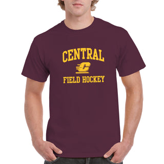 Central Michigan Arch Logo Field Hockey T-Shirt - Maroon