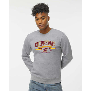 Central Michigan Ribbon Flight JA BTB Crewneck - Oxford