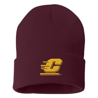 Central Michigan Primary Logo Solid Knit Cuffed Beanie