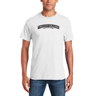 City College of New York Beavers Arch Logo T-Shirt - White