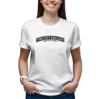 City College of New York Beavers Arch Logo T-Shirt - White