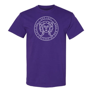 City College of New York Beavers Primary Logo T-Shirt - Purple