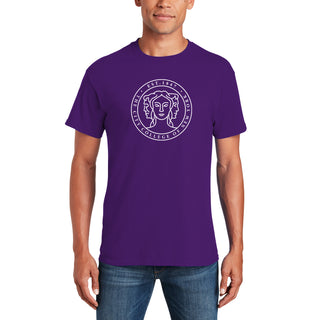 City College of New York Beavers Primary Logo T-Shirt - Purple