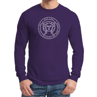 City College of New York Beavers Primary Logo Long Sleeve - Purple