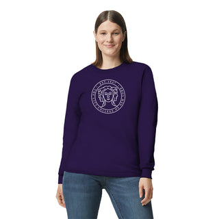 City College of New York Beavers Primary Logo Long Sleeve - Purple