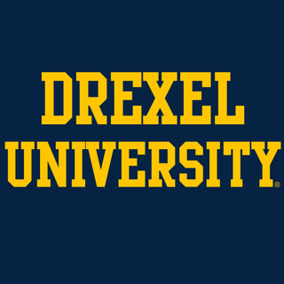 Drexel University Dragons Basic Block Youth T-Shirt - Navy
