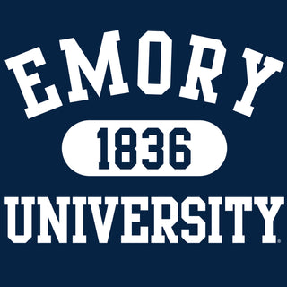 Emory University Eagles Athletic Arch Heavy Blend Hoodie - Navy