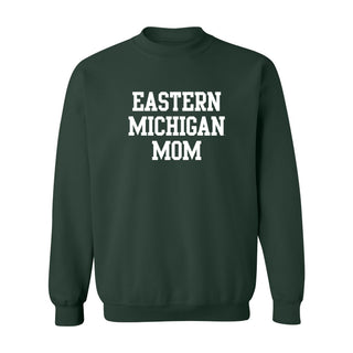 Eastern Michigan Basic Block Mom Crewneck - Forest