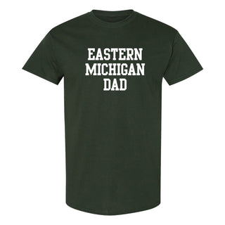 Eastern Michigan Basic Block Dad T-Shirt - Forest