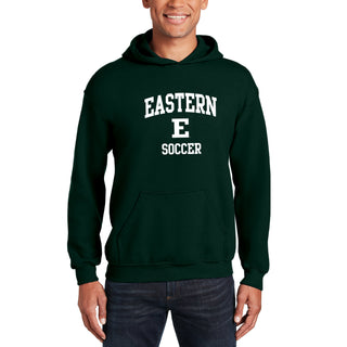 Eastern Michigan Arch Logo Soccer Hoodie - Forest