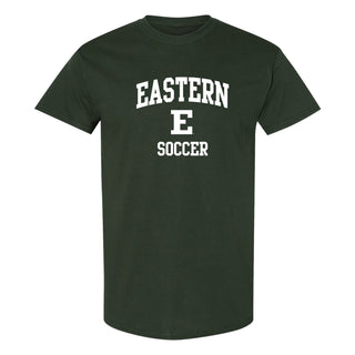 Eastern Michigan Arch Logo Soccer T-Shirt - Forest