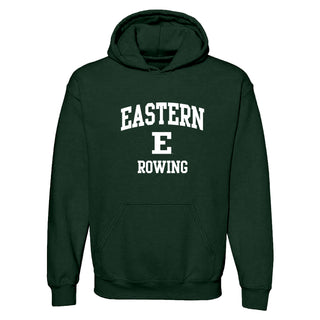 Eastern Michigan Arch Logo Rowing Hoodie - Forest