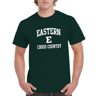 Eastern Michigan Arch Logo Cross Country T-Shirt - Forest
